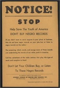 "Don't Buy Negro Records"